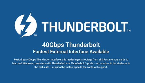 Sonnet SF3 CFast 2.0 Pro Card Reader – Dual-Slot Thunderbolt 3 Sonnet SF3 CFast 2.0 Pro Card Reader – Dual-Slot Thunderbolt 3